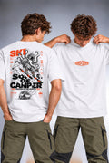 Camiseta Ski Sons of Camper color Blanco, vista hombre