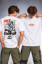 Camiseta Ski Sons of Camper color Blanco, vista hombre