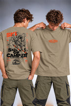 Camiseta Ski Sons of Camper color Caqui, vista hombre