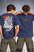 Camiseta Ski Sons of Camper color Navy, vista hombre