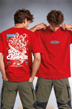 Camiseta Snow Sons of Camper color Rojo, vista hombre