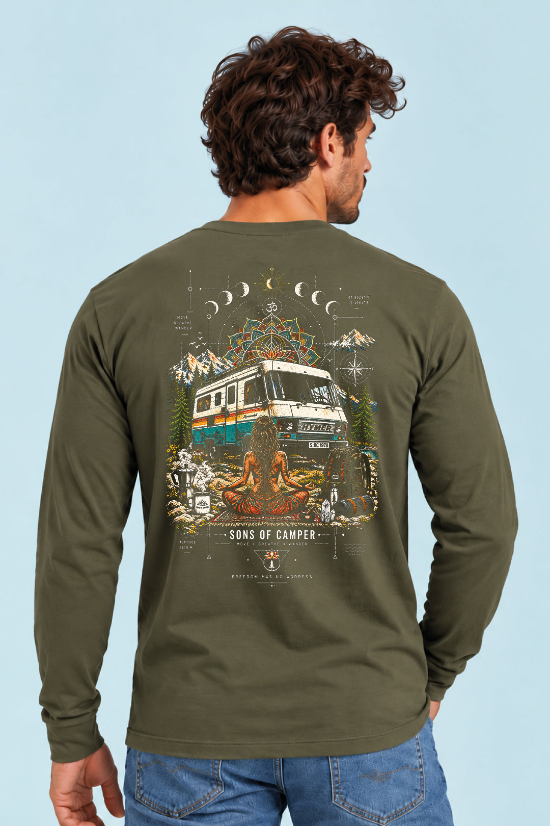 Camiseta manga larga Chakra