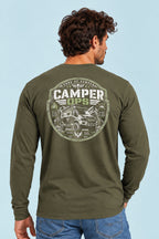 Camiseta de manga larga Ops de Sons of Camper, color Caqui