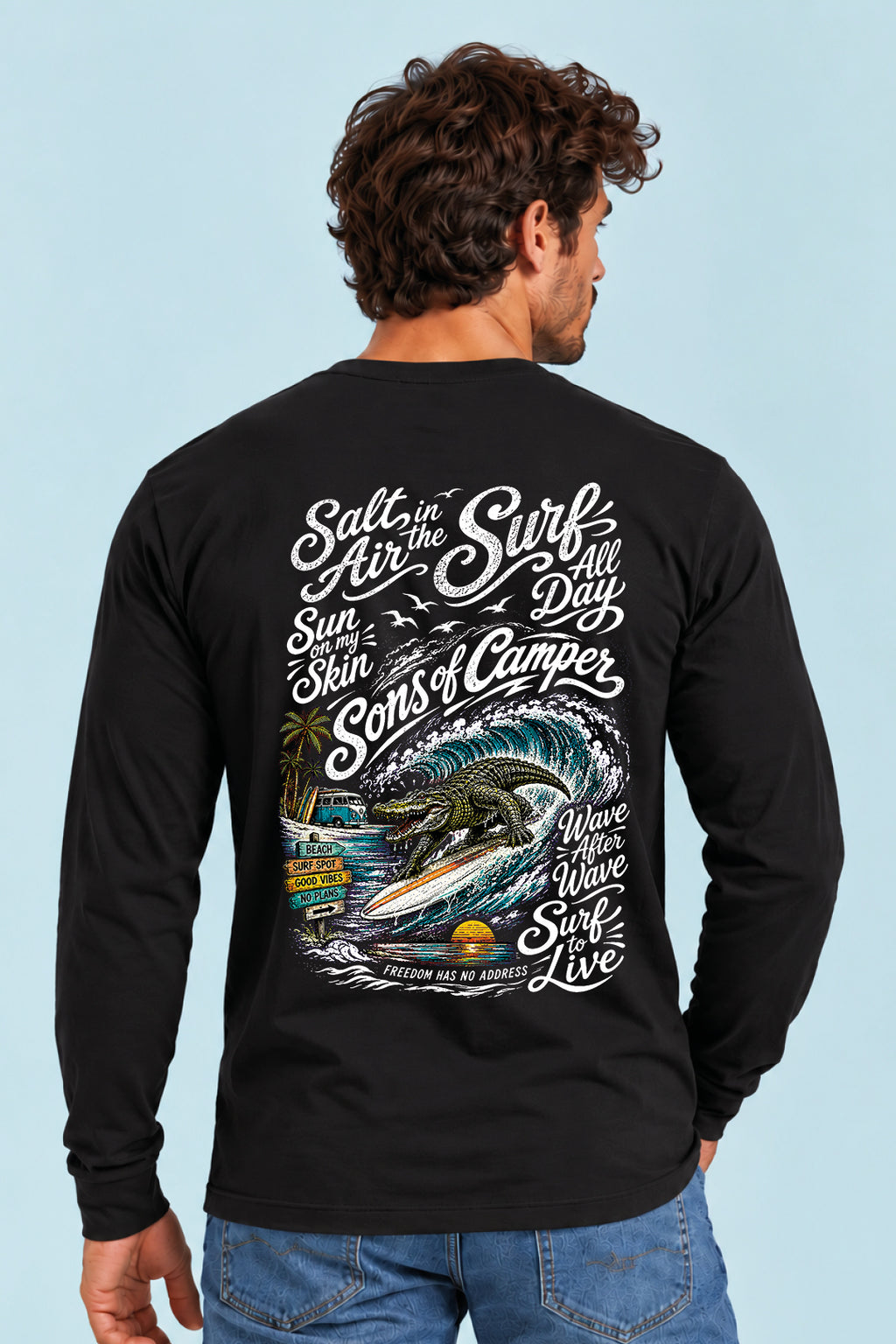 Camiseta manga larga Tube
