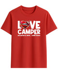 Camiseta Love Camper en color Rojo