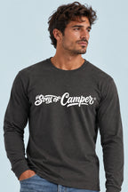 Camiseta manga larga Basic Sons of Camper color Antracita, vista hombre