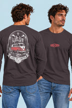 Camiseta manga larga Dolomitas Sons of Camper color Antracita, vista hombre