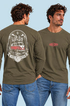 Camiseta manga larga Dolomitas Sons of Camper color Caqui, vista hombre
