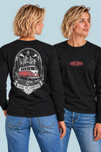 Camiseta manga larga Dolomitas Sons of Camper color Negro, vista mujer