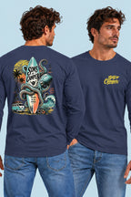 Camiseta manga larga Galicia Sons of Camper color Navy, vista hombre