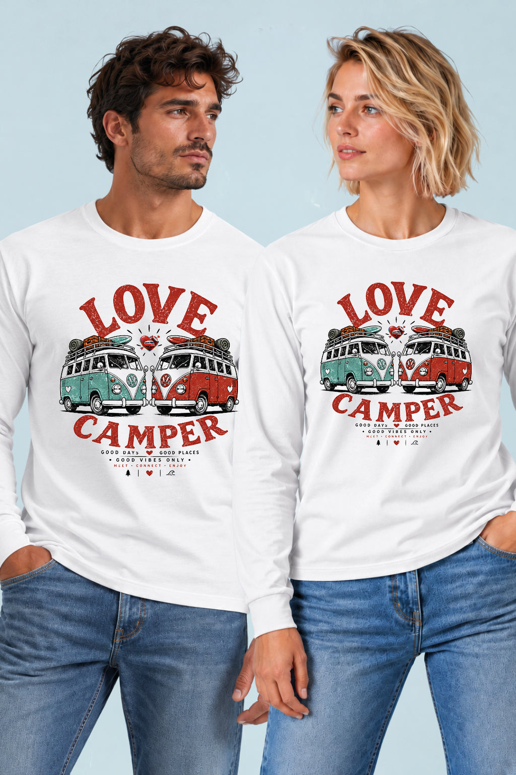 Camiseta manga larga Love Camper Bulli Dúo Sons of Camper