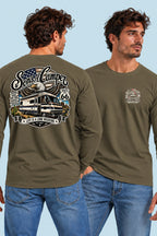 Camiseta manga larga Mario Sons of Camper color Caqui, vista hombre
