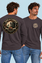 Camiseta manga larga Pirineos Sons of Camper color Antracita, vista hombre