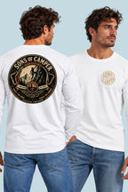 Camiseta manga larga Pirineos Sons of Camper color Blanco, vista hombre