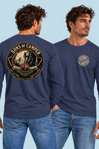 Camiseta manga larga Pirineos Sons of Camper color Navy, vista hombre