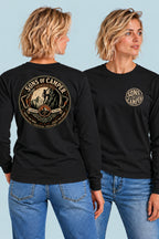 Camiseta manga larga Pirineos Sons of Camper color Negro, vista mujer