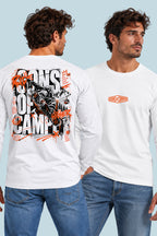 Camiseta manga larga Radical Sons of Camper color Blanco, vista hombre