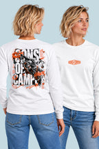 Camiseta manga larga Radical Sons of Camper color Blanco, vista mujer