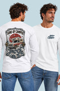 Camiseta manga larga River Sons of Camper color Blanco, vista hombre