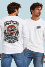 Camiseta manga larga River Sons of Camper color Blanco, vista hombre