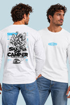 Camiseta manga larga Snow Sons of Camper color Blanco, vista hombre