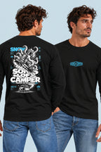 Camiseta manga larga Snow Sons of Camper color Negro, vista hombre