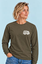 Camiseta manga larga T 1 Sons of Camper color Caqui, vista mujer