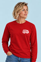 Camiseta manga larga T 1 Sons of Camper color Rojo, vista mujer