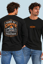 Camiseta manga larga Together Sons of Camper color Negro, vista hombre