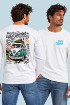 Camiseta manga larga Wander Sons of Camper color Blanco, vista hombre