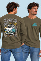 Camiseta manga larga Wander Sons of Camper color Caqui, vista hombre