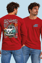 Camiseta manga larga Wander Sons of Camper color Rojo, vista hombre