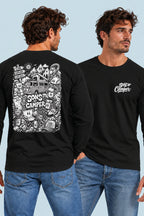 Camiseta manga larga Wild Sons of Camper color Negro, vista hombre