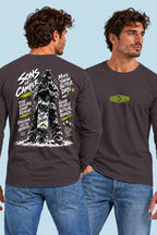 Camiseta manga larga Zermatt Sons of Camper color Antracita, vista hombre