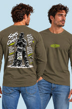 Camiseta manga larga Zermatt Sons of Camper color Caqui, vista hombre
