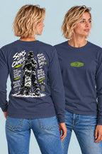 Camiseta manga larga Zermatt Sons of Camper color Navy, vista mujer