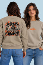 Sudadera Baqueira Sons of Camper color Arena, vista mujer