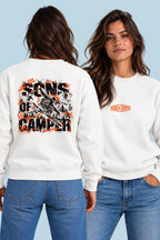 Sudadera Baqueira Sons of Camper color Blanco, vista mujer