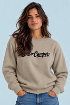 Sudadera Basic Sons of Camper color Arena, vista mujer