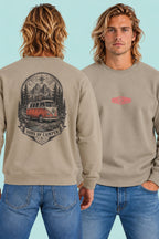 Sudadera Dolomitas Sons of Camper color Arena, vista hombre