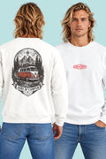 Sudadera Dolomitas Sons of Camper color Blanco, vista hombre