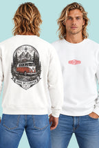 Sudadera Dolomitas Sons of Camper color Blanco, vista hombre