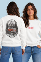 Sudadera Dolomitas Sons of Camper color Blanco, vista mujer
