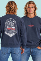 Sudadera Dolomitas Sons of Camper color Navy, vista hombre