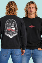 Sudadera Dolomitas Sons of Camper color Negro, vista hombre