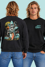Sudadera Galicia Sons of Camper color Negro, vista hombre