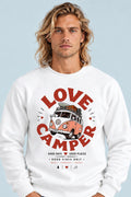 Sudadera Love Camper Bulli Classic Sons of Camper color Blanco, vista hombre