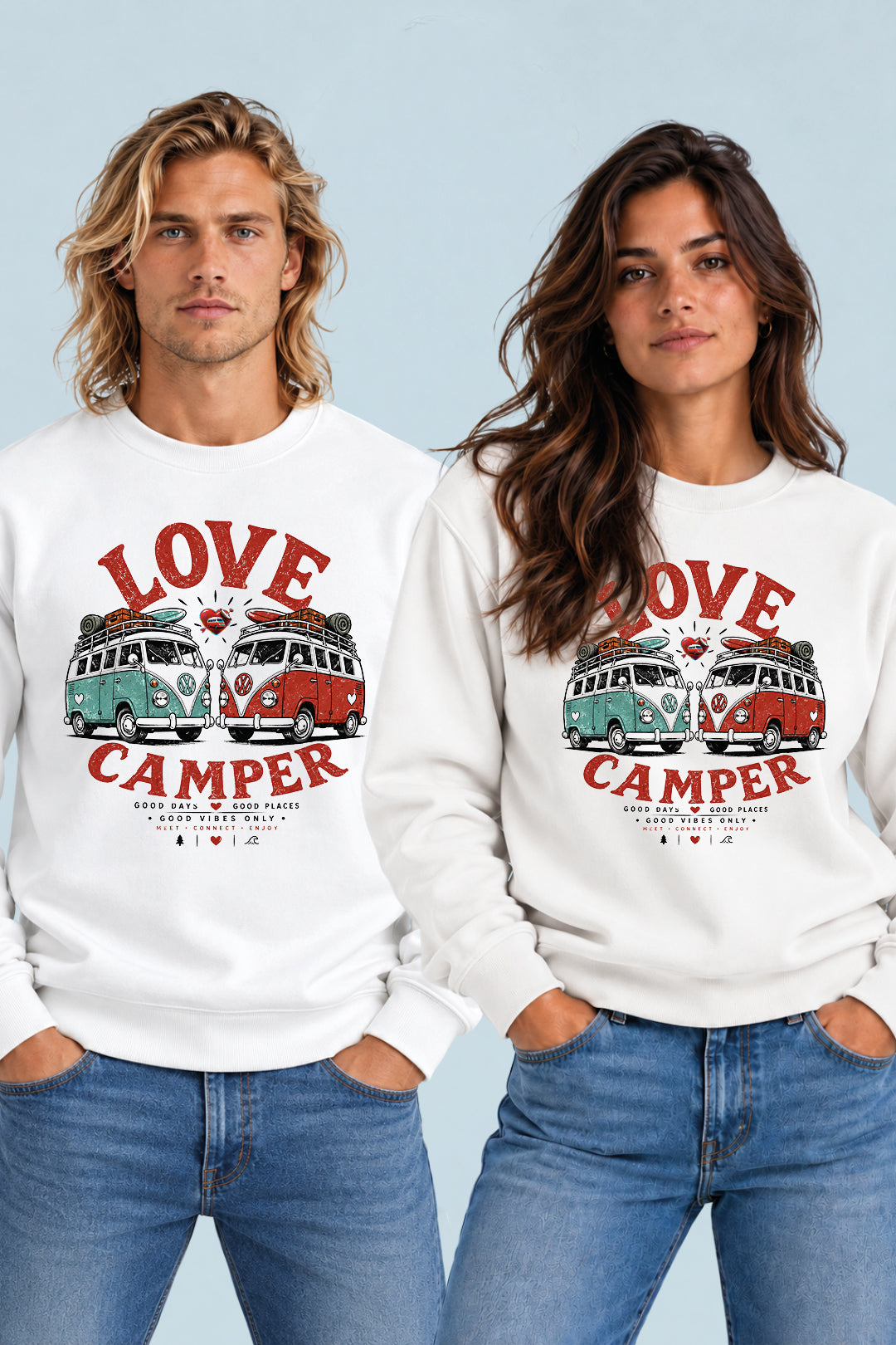 Sudadera Love Camper Bulli Dúo Sons of Camper