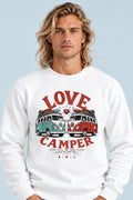 Sudadera Love Camper Bulli Dúo Sons of Camper color Blanco, vista hombre