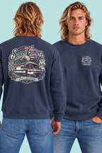 Sudadera Mario Sons of Camper color Navy, vista hombre